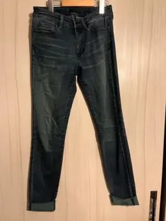 ダークブルースリムフィットデニム S