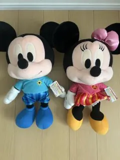 ミッキー＆ミニー ジャングルカーニバル　ぬいぐるみ　35周年記念　レア