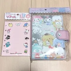 サンリオキャラクターズ　シールバインダー 　はぴだんぶい　リフィル10枚