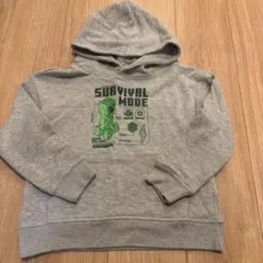 GAP マインクラフトグレーパーカー S 120