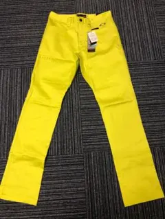 新品★OAKLEY　ゴルフパンツ　黄緑