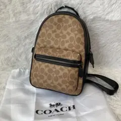 新品未使用 COACH チャーター パック・シグネチャー キャンバス CP126
