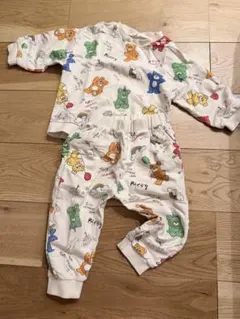 韓国子供服 ベア柄 セットアップ　100