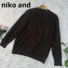 niko and ニコアンド　ニット　3 ブラウン　セーター　長袖のサムネイル