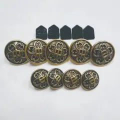 学生服　桜ボタン・裏釦　14個set