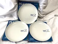 スヌーピー 平皿3枚セット PEANUTS SNOOPY & WOODSTOOK