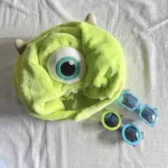 ディズニー　モンスターズインク　マイク　サリー　帽子　サングラス　3点セット