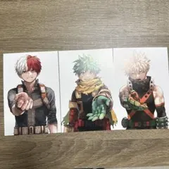 僕のヒーローアカデミア 42巻 特典 ポストカード 緑谷出久 爆豪勝己 轟焦凍