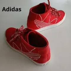adidas Originals ハイカットスニーカー レッドのサムネイル