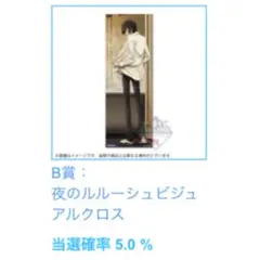 コードギアス ルルーシュの一日に密着 一番くじ ビジュアルクロス B賞