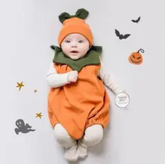 【ハロウィン 】かぼちゃ ベビー コスチューム 子供 仮装