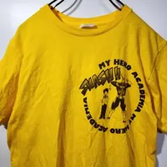 僕のヒーローアカデミア　半袖Tシャツ　S　ビッグプリント　ヒロアカ　アニメ　古着