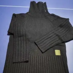 DIESEL ブラック タートルネック セーター M