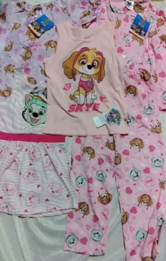 パウパトロール　新品セット110スカイトップス　ワンピース　120パジャマおまけ