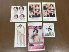 橋本将生 年末テレビ誌7枚セット（推しレコカード含む）