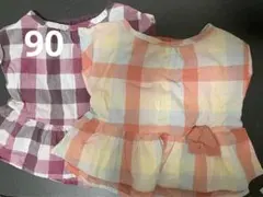 Biquette Club キムラタン　半袖　トップス 90 双子　おそろいのサムネイル