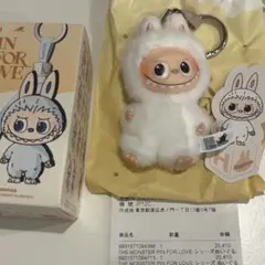 【正規品】 ラブブ ぬいぐるみ アルファベット PIN FOR LOVE H