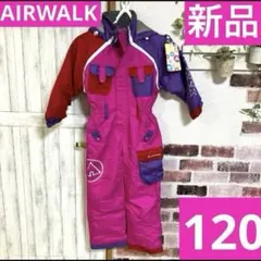AIRWALK スキーウェア　ジャンプスーツ　スノーボードウェア　ピンク　120