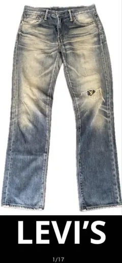 LEVI’S 511 W30 L32ダメージ加工 デニムパンツ メンズリーバイス
