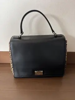 kate spade ハラコ　レオパード　ハンドバック
