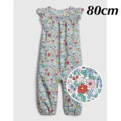 【新品】80cm 花柄フラッタースリーブ ボディオール