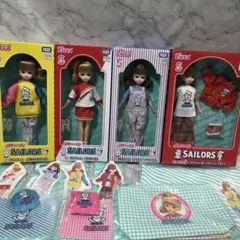 リカちゃんくじ × セーラーズ　ラストワン 01 02 03 人形　コンプリート