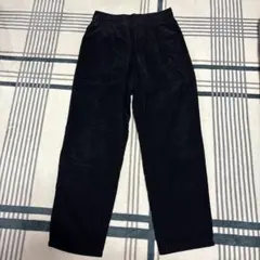 00s GU 黒 コーデュロイ　パンツ