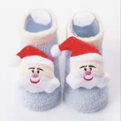 クリスマス　ベビーソックス　サンタ