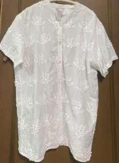 studio CLIP☆2025ss・3Dフラワー刺繍ブラウス　F 送料無料！