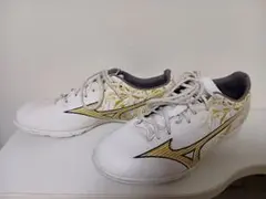 Mizuno ミズノ アルファセレクト　フットサルシューズ 白 ゴールド　　26