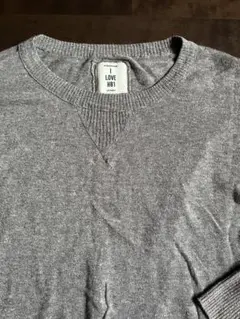 Forever21 グレー 薄手 長袖ニット M