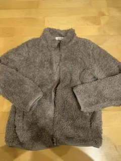 キッズ　フリースジャケット ブラウン　140cm