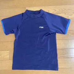 FILA ラッシュガード 半袖　ネイビー 150