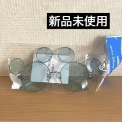 ディズニー　サングラス　ミッキー　水色　青　ブルー