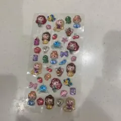 数量限定✨　ボンボンドロップシール　ディズニー　プリンセス　ぷっくり　うるちゅる