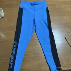 ZUMBA 青 ハイウエストレギンス