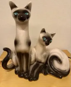ビンテージ　ミッドセンチュリー　ブラックパンサー　ソルトアンドペッパー猫 ビンテージ ミッドセンチュリー ブラックパンサー ソルトアンド