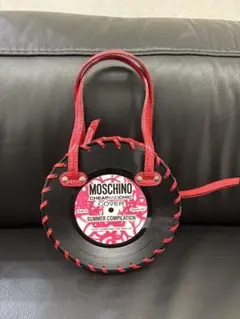 MOSCHINO モスキーノ レコードバッグ　赤のサムネイル