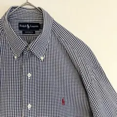 【美品人気★希少カラー】ラルフローレンギンガムチェックBDシャツYARMOUTH