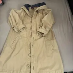 X-girlベージュ フード付きコート