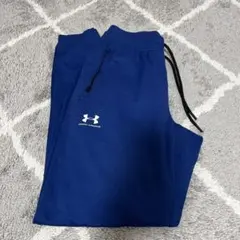 UNDER ARMOUR 青 ジャージ パンツ