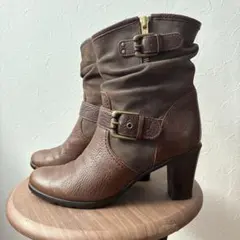 DIANA ダイアナ ショートブーツ ブラウン 24.0