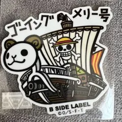ワンピースステッカーB-SIDE LABEL ゴーイングメリー号