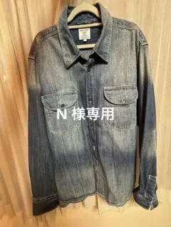 デニムジャケット ボタンフロント 長袖