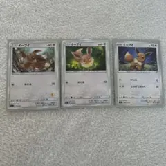 ポケモンカード　イーブイ3種類セット