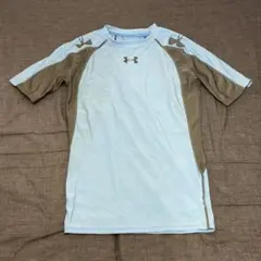 UNDER ARMOUR 半袖シャツ SM 水色/灰色