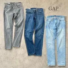 【セット売り】ギャップ　メンズ　スキニーデニム　スリムテーパード　ストレッチ