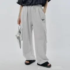 Reebok×CIAOPANIC TYPY スウェットカーゴパンツ　グレー