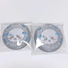 ちいかわ　刺繍缶バッジ　ラッコ