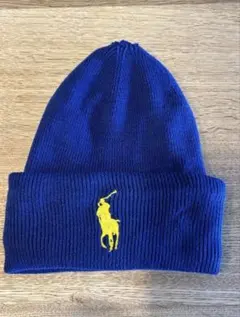 PoloRalphLauren ニット帽 ビーニー 青ポロ　ラルフローレンラルフのサムネイル